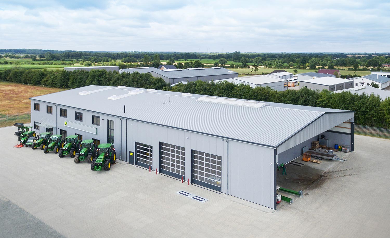 Neubau eines Betriebsgebäudes mit bester Energiebilanz für Busch-Poggensee